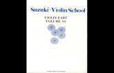 · PDF fileSuzuki (Violin School VIOLIN PART VOLUME 10 Suzuki Method International . Suzuki'CViolin School ... 2 Try to play the fourths accurately. for Bowing