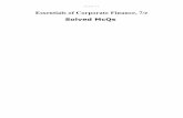 Essentials of Corporate Finance, 7/e Solved McQs - Ningapi.ning.com/.../Essentials_of_Corporate_Finance2C_7e.pdf · Essentials of Corporate Finance, 7/e ... Which one of the following