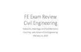 FE Exam Review Civil Engineering - Purdue Universityxe/Forms For Website/FE Review/To... · FE Exam Review Civil Engineering Hydraulics, Hydrology, and Fluid Mechanics Cary Troy,