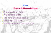The French Revolution.pdf - schools.misd.orgschools.misd.org/page/download/18784/0/The French Revolution.pdf · The French Revolution A monarchy in Crisis A Moderate Start The revolution