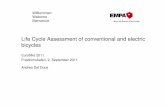 Life Cycle Assessment of conventional and electric  · PDF fileLife Cycle Assessment of conventional and electric ... Life Cycle Inventory of two wheelers ... New processes which
