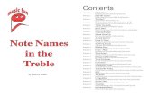 Treble NN Letter - Music Fun · PDF fileNames of all the notes used in these worksheets. Music Basics Find the Letters Tracing C Wherever there's a C you find an ACE ... Treble NN