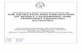 2004 (Revised 2007) GUIDANCE NOTES ON THE · PDF fileOF MONEY LAUNDERING AND TERRORIST FINANCING ACTIVITIES ... (REMITTANCE COMPANIES) ... prevention of money laundering and terrorist