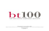 TOP 100 LISTED COMPANIES IN EGYPT - Chris Bistlinebistline.net/assets/bt-feb2004top100.pdf · TOP 100 LISTED COMPANIES IN EGYPT ... used is the same data from the Top 100 Listed Companies