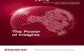 The Power of Insights - Equifax · PDF fileNOTICE OF 2017 ANNUAL MEETING . AND PROXY STATEMENT. The Power . of Insights