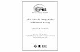 IEEE Power & Energy Society 2014 General Meeting Awards ... · PDF fileIEEE PES Cyril Veinott Electromechanical Energy Conversion Award Anil Pahwa ... Douglas B. Seely Chair IEEE PES