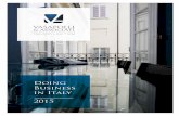 Doing Business in Italy 2015 - Vasapolli & · PDF fileTurin Office P.za Carlo Emanuele II, 13 10123 Turin - Italy T +39 011.5611319 F +39 011.540586 Milan Office Via Sant’Orsola,
