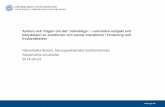 Autism och frågan om det ‘mänskliga’ – normativa subjekt ... · PDF file Nätverkskonferens, Neuropsykiatriska funktionshinder Stockholms universitet 2014-04-24 Autism och