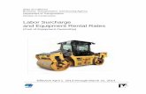 Labor Surcharge and Equipment Rental Rates - · PDF fileHCESP Hydraulic Cranes and Excavators, Self Propelled ..... 11 HCETD Hydraulic Cranes and Excavators, Truck Mounted with Carrier