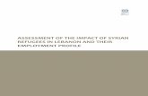 ASSESSMENT OF THE IMPACT OF SYRIAN REFUGEES · PDF fileRegional Office for the Arab States . 3 ... Switzerland, or by email: pubdroit@ ... Assessment of the impact of Syrian refugees