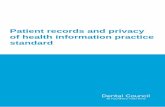 Patient records and privacy of health information practice …dcnz.org.nz/assets/Uploads/Attachment-1-Draft-patient-records... · 4 Introduction This introduction provides commentary