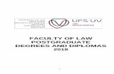 FACULTY OF LAW POSTGRADUATE DEGREES AND ... - apps.ufs…apps.ufs.ac.za/dl/yearbooks/311_yearbook_eng.pdf3 VISION Within the broader context of the University of the Free State’s