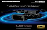 AG-UX90 - Panasonic Pro AV - Broadcast and Professional …pro-av.panasonic.net/en/sales_o/broch_pdf/ag-ux90e.pdf · Panasonic introduces the 4K camcorder UX series to meet professional