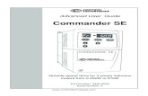 Commander SE - Transbearco Limited Main  · PDF file  Advanced User Guide Commander SE Variable speed drive for 3 phase induction motors from 0.25kW to 37kW Part Number: 0452-0049