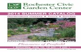 Rochester Civic Garden Centerrcgc.org/sites/default/files/RCGC Summer 2014 Catalog.pdf · The Rochester Civic Garden Center Class CatalogisbytheRochesterCivicGarden ... Teeny, Tiny