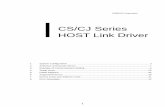 OMRON Corporation: CS/CJ Series HOST Link · PDF fileCS/CJ Series HOST Link Driver GP-Pro EX Device/PLC Connection Manual 3 1 System Configuration The system configuration in the case