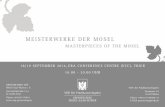 Meisterwerke der MoseL - L'Esprit du Vin week/rieslingweek... · sie die Meisterwerke der Mosel: ... Vorsitzender Grosser rinG, ... dr. Manfred prüm · Uferallee 19 · 54470 bernkastel