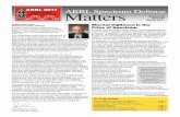 ARRL Spectrum Defense Matters Defense Matters Newsletter... · Radiocommunication Conference (WRC-12) was reached in February when a two-week Conference Preparatory Meeting (CPM)