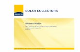 03 Solar Collectors - Centre for Renewable and Sustainable ... · PDF fileWerner Weiss SOLAR COLLECTORS AEE - Institute for Sustainable Technologies (AEE INTEC) A-8200 Gleisdorf, Feldgasse