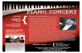 PIANO CONCERT - Carrborocarrboro.com/greg/pdfs/6-28piano_concert_flyer.pdf · PIANO CONCERT BENEFITING THE RED ... influenced by the Feldenkrais Method® of somatic education. ...