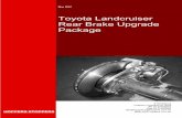 Toyota Landcruiser Rear Brake Upgrade Package kits/landcruiser brochure.pdf · Toyota Landcruiser Rear Brake Upgrade Package HOPPERS STOPPERS 6666 2 Caliper Design Within the automotive