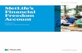Annuities | Variable MetLife’s Financial Freedom Account · PDF fileAlthough a variable annuity may be an appropriate choice for some people as part of an overall retirement portfolio,