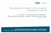 SBS Land Construction Real Estate and  · PDF fileof land, construction, real estate and surveying or related subjects an external examiner and/or academic reviewer