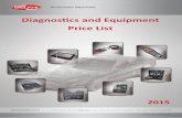 Diagnostics Price List - New - · PDF fileOur diagnostic tool allows you to download new software to Euro 5 type ... Diagnostics Price List 2015 ... Delphi Truck Software supports