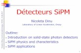 Détecteurs SiPM - · PDF fileDétecteurs SiPM Nicoleta Dinu Laboratory of Linear Accelerator, Orsay ... Hamamatsu HPK S10985-50C 4 X 4 mm2 KETEK PM3350 3 X 3 mm2 STMicroelectronics