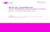 Multi Air Conditioner SVC MANUAL(Exploded View) · PDF fileMulti Air Conditioner SVC MANUAL(Exploded View) MODEL : A7UW406FA3[FM40AH UH3] CAUTION Before Servicing the unit, read the