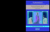 00 Turandot full score - southernmusic.com Closer look.pdf · FULL SCORE Ferruccio Busoni Op. 41 ... BV247, which included music from an unfinished adaptation of Adam Oehlenschläger's