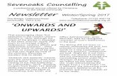Newsletter Winter/Spring 2017 - Sevenoaks Counsellingsevenoakscounselling.org.uk/.../2017-Newsletter-Winter-Spring.pdf · Newsletter Winter/Spring 2017 ... Stan King, Chair of trustees