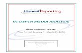 IN-DEPTH MEDIA ANALYSIS - · PDF fileIN-DEPTH MEDIA ANALYSIS BBC: January 1 - March 31, 2010 2 Executive Summary The British Broadcasting Corporation (BBC) is the largest broadcasting