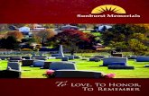 To Love, To Honor, - Granite Company - Sunburst · PDF fileTo Love, To Honor, To Remember sunburst memorials – a tradition of quality 3. sunbur aditio ality 4 CAT-5003 CAT-5004 Granite