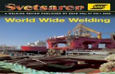 A WELDING REVIEW PUBLISHED BY ESAB VOL. 57 NO.1 · PDF fileautomatic welding equipment to weld all the joints on each tank was not justiﬁ ed, ... The use of an E7018 MMA electrode
