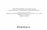 GP-PRO/PBIII for Windows Device/PLC CONNECTION · PDF fileGP-PRO/PBIII for Windows Device/PLC CONNECTION MANUAL ADDITIONAL MANUAL Hitachi Industrial Equipment System Co. Ltd HIDIC