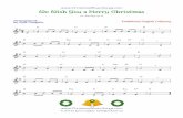 · PDF fileArrangement by Kyle Coughlin We Wish You a Merry Christmas Traditional English Folksong   in the key of G