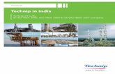 Technip in · PDF fileTechnip in India Worldwide. 2 Technip profile Confirmed leadership and proprietary technologies in 3 business segments: Offshore In the Offshore business segment