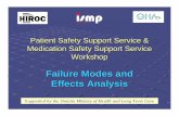 Failure Modes and Effects Analysis - Institute for Safe ... · PDF fileFailure Modes and Effects Analysis ... • FMEA in use more than 40 years beginning in aerospace in the 1960s