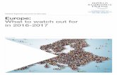Global Agenda Council on Europe Europe: What to watch  · PDF fileGlobal Agenda Council on Europe Europe: What to watch out for in 2016-2017 Feburary 2016
