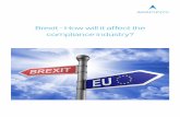 Brexit - How will it affect the compliance industry?info.arachnys.com/hubfs/Brexit-Whitepaper.pdf · 4 Current EU regulation Brexit could result in a de-harmonization of regulation