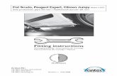 Fiat Scudo, Peugeot Expert, Citroen Jumpy - antec- · PDF fileFiat Scudo, Peugeot Expert, Citroen Jumpy Model 1/2007 Side protection pipe 60 mm / Flankenschutzrohr 60 mm. Artikel-Nr: