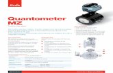 Quantometer MZ - Techrite Controls Australia Pty · PDF fileTechnical Specifications ... the instruction manual supplied ... optimal use of the MZ quantometer over the years. While