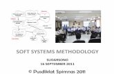 SOFT SYSTEMS METHODOLOGY · PDF file4/9/2010 · an application of soft systemsan application of soft systems methodology to conceptualize social development for the informal sector