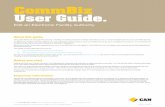 CommBiz User Guide. · PDF fileThe ‘Arrangement Summary’ page is displayed with a notepad icon next to the ‘List of ... CommBiz User Guide Edit an Electronic Facility Authority