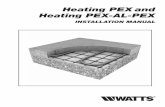 Heating PEX and Heating PEX-AL-PEX - The Home Depot · PDF file• Cutting oils. • Asphalt. ... Note: Heating PEX and Heating PEX-AL-PEX are ... The bend radius for Heating PEX-AL-PEX