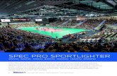 SPEC PRO SPORTLIGHTER -   · PDF file200W, 500W, 700W, 800W, 1000W, 1500W, 2000W. REVIT & IES FILES AVAILABLE AT ... 5 year warranty on the driver (see full warranty at:
