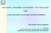 NATIONAL HOUSING AUTHORITY OF THAILAND AND …collaborationforinnovation.solutions.ait.asia/ppt/SUCHADA-NHA.pdf · NATIONAL HOUSING AUTHORITY OF THAILAND AND LOW-INCOME HOUSING DEVELOPMENT