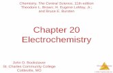 Chapter 20 Electrochemistry - Austin Community · PDF file5. The sum of the oxidation numbers in a polyatomic ion is the charge on the ion. Electrochemistry ... Chapter 20 Electrochemistry