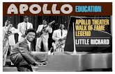 APOLLO THEATER WALK OF FAME LEGEND · PDF fileW ith his electrifying music and breathtaking performances, Little Richard is the self-proclaimed “innovator, originator, emancipator,